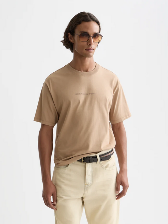 Scotch & Soda Mens Seasonal Core Artwork T-Shirt