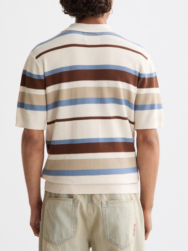 Load image into Gallery viewer, Scotch &amp; Soda Mens Knitted Striped Polo
