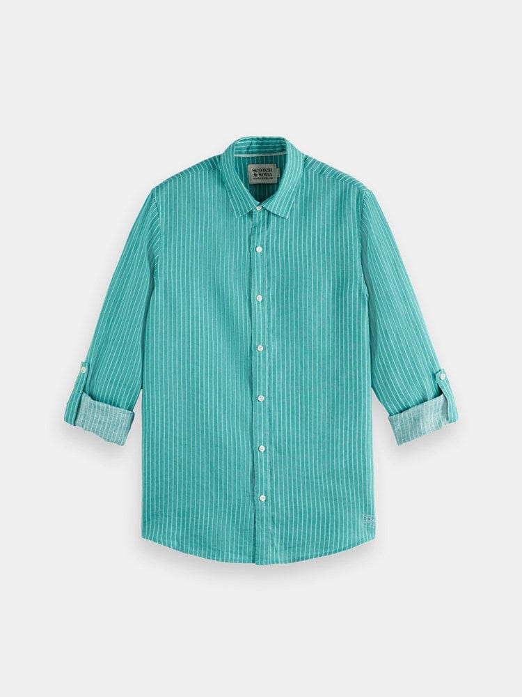 Load image into Gallery viewer, Scotch &amp; Soda Mens Striped Linen Shirt
