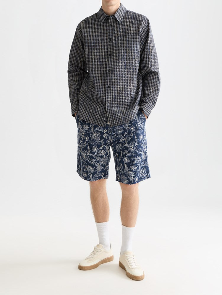 Load image into Gallery viewer, Scotch &amp; Soda Mens Seersucker Micro-Check Shirt

