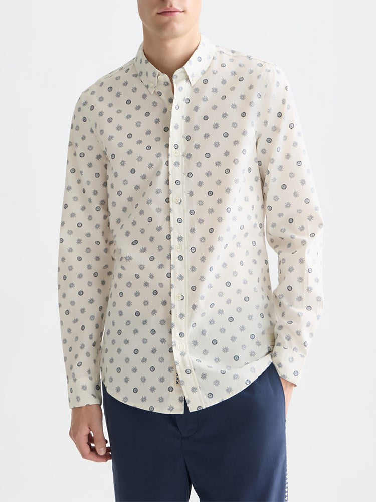 Load image into Gallery viewer, Scotch &amp; Soda Mens Printed Poplin Shirt
