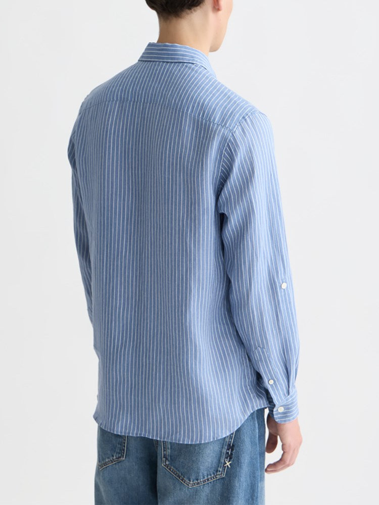 Load image into Gallery viewer, Scotch &amp; Soda Mens Striped Linen Shirt
