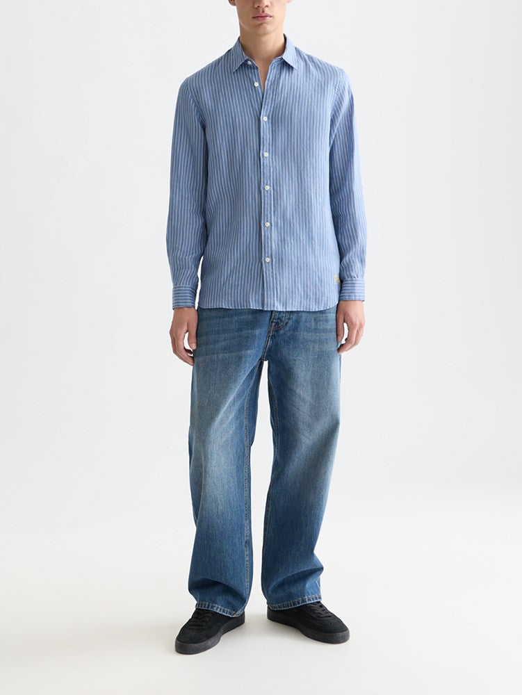 Load image into Gallery viewer, Scotch &amp; Soda Mens Striped Linen Shirt
