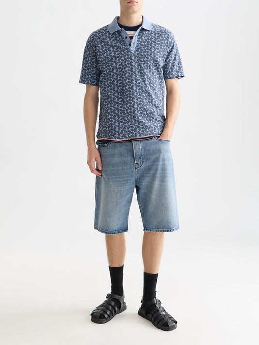 Scotch & Soda Mens Printed Polo