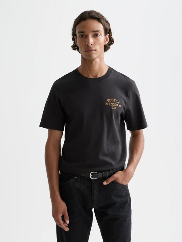 Load image into Gallery viewer, Scotch &amp; Soda Mens Chest Artwork T-Shirt

