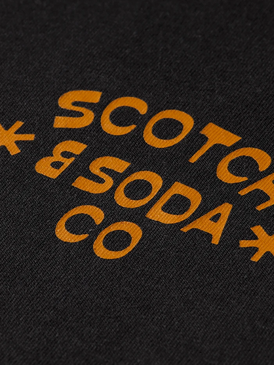 Scotch & Soda Mens Chest Artwork T-Shirt