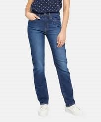 Load image into Gallery viewer, Levis Womens 724 High-Rise Slim Straight Jeans - Chelsea Carbon Glow
