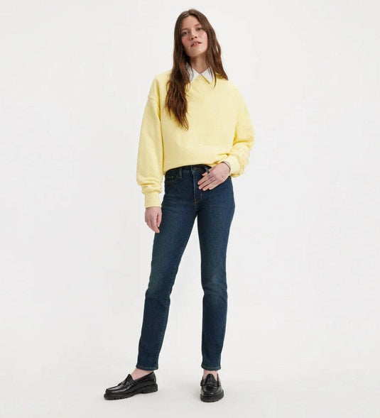 Levis Womens 312 Shaping Slim Jeans - Blue Swell