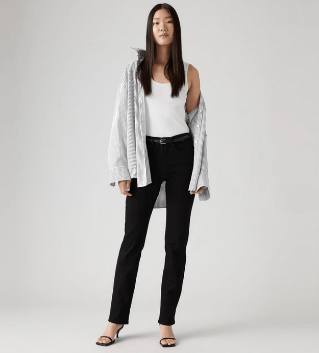 Levis Womens 314 Shaping Straight Jeans - Midnight Gaze