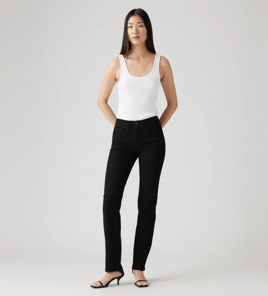 Levis Womens 314 Shaping Straight Jeans - Midnight Gaze