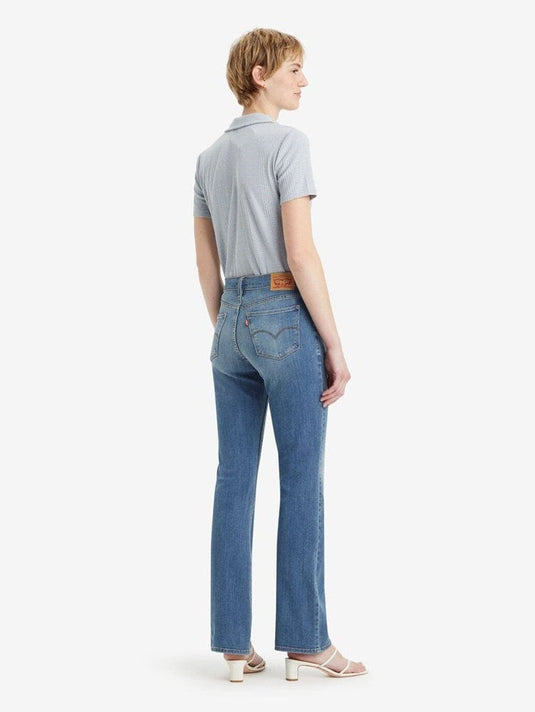 Levis Womens 315 Shaping Bootcut Jeans - Smudged Line