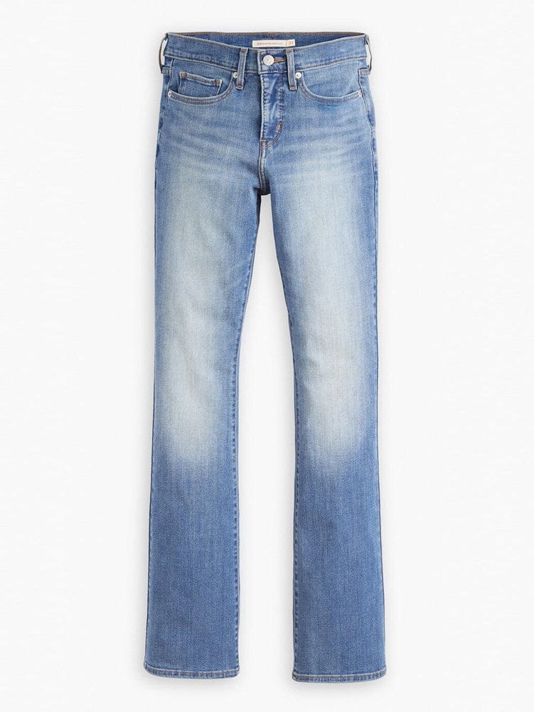 Load image into Gallery viewer, Levis Womens 315 Shaping Bootcut Jeans - Smudged Line
