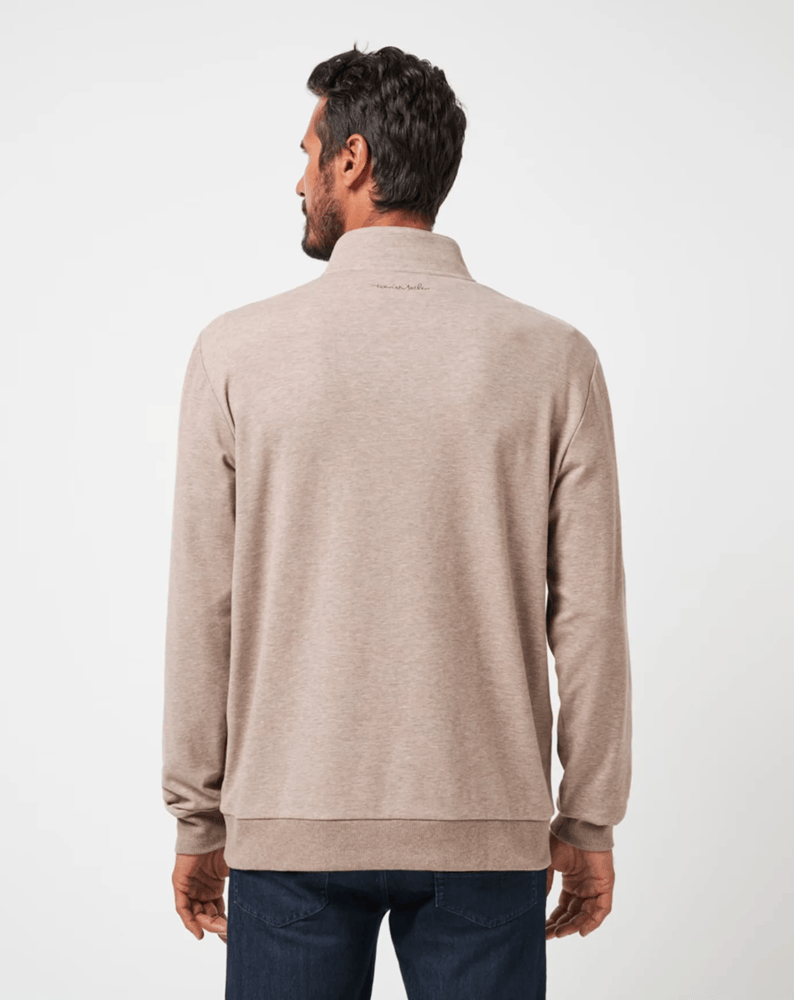 Load image into Gallery viewer, Travis Mathew Mens Cloud Quarter Zip 2.0 - Portabella
