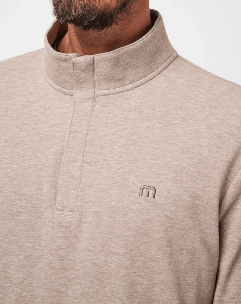 Load image into Gallery viewer, Travis Mathew Mens Cloud Quarter Zip 2.0 - Portabella
