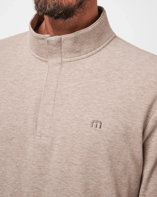 Travis Mathew Mens Cloud Quarter Zip 2.0 - Portabella