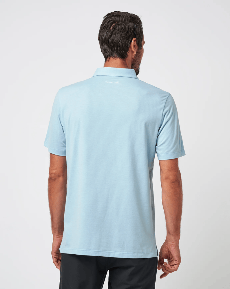 Load image into Gallery viewer, Travis Mathew Mens The Heather Polo - Heather Dream Blue
