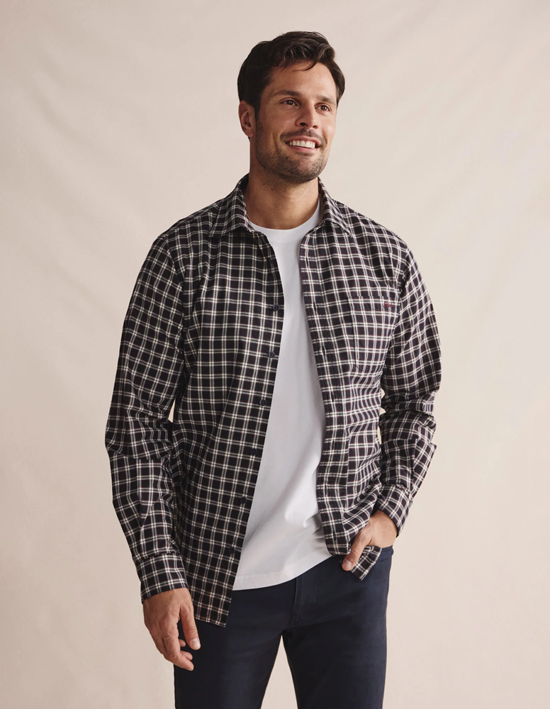 Load image into Gallery viewer, S. Kidman Mens Willoughby Check Shirt Slim Fit
