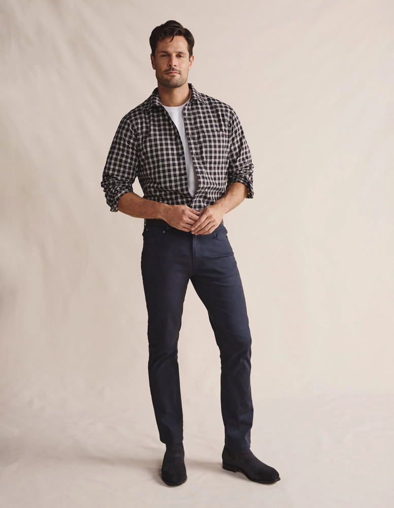 Load image into Gallery viewer, S. Kidman Mens Willoughby Check Shirt Slim Fit
