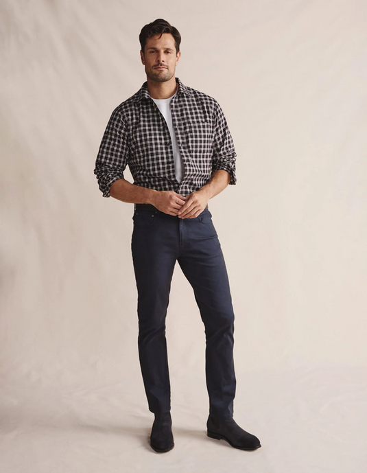 S. Kidman Mens Willoughby Check Shirt Slim Fit