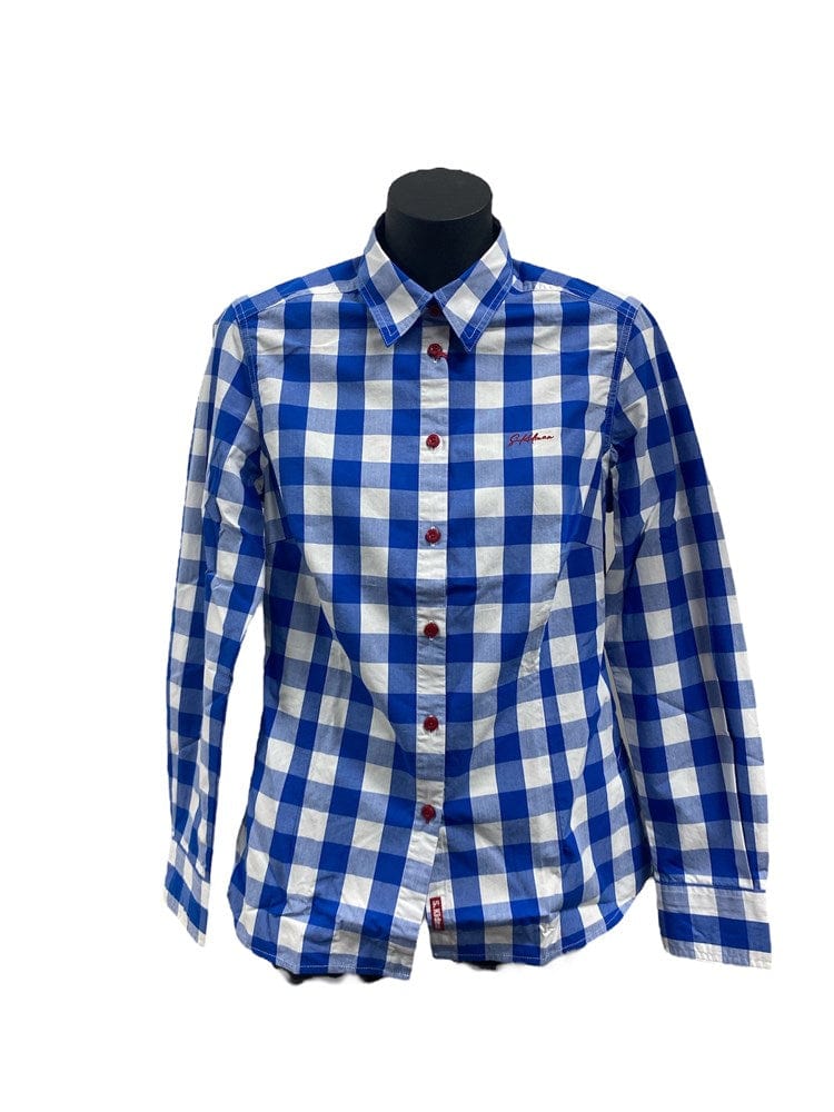 Load image into Gallery viewer, S. Kidman Womens Redbank Long Sleeve Shirt - Mid Blue
