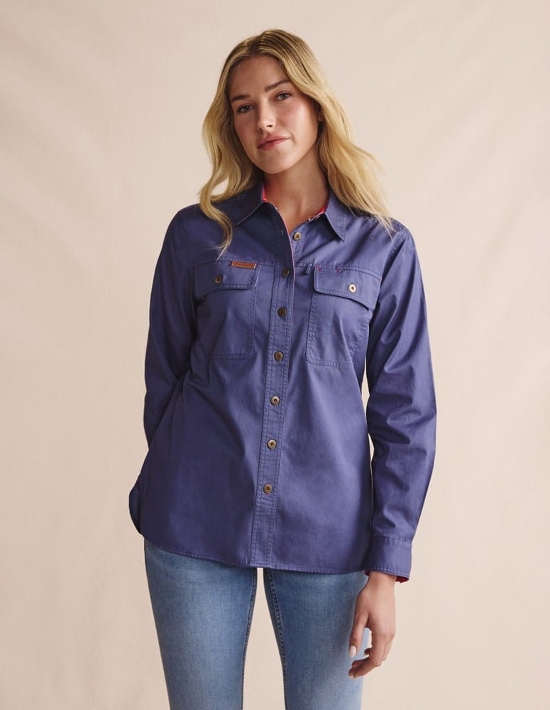 Load image into Gallery viewer, S. Kidman Womens Spencer Full Placket Work Shirt - Lennox
