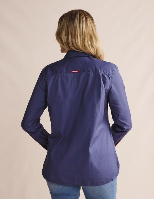 S. Kidman Womens Spencer Full Placket Work Shirt - Lennox