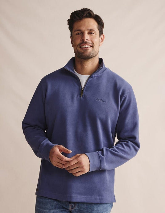 S.Kidman Mens Northam Quarter Zip Jumper - Lennox