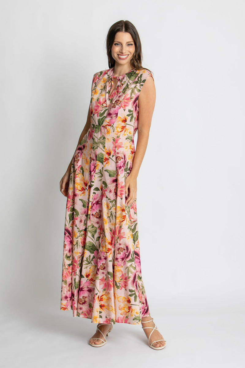 Load image into Gallery viewer, Kachel Womens Belle Sleeveless Maxi Dress
