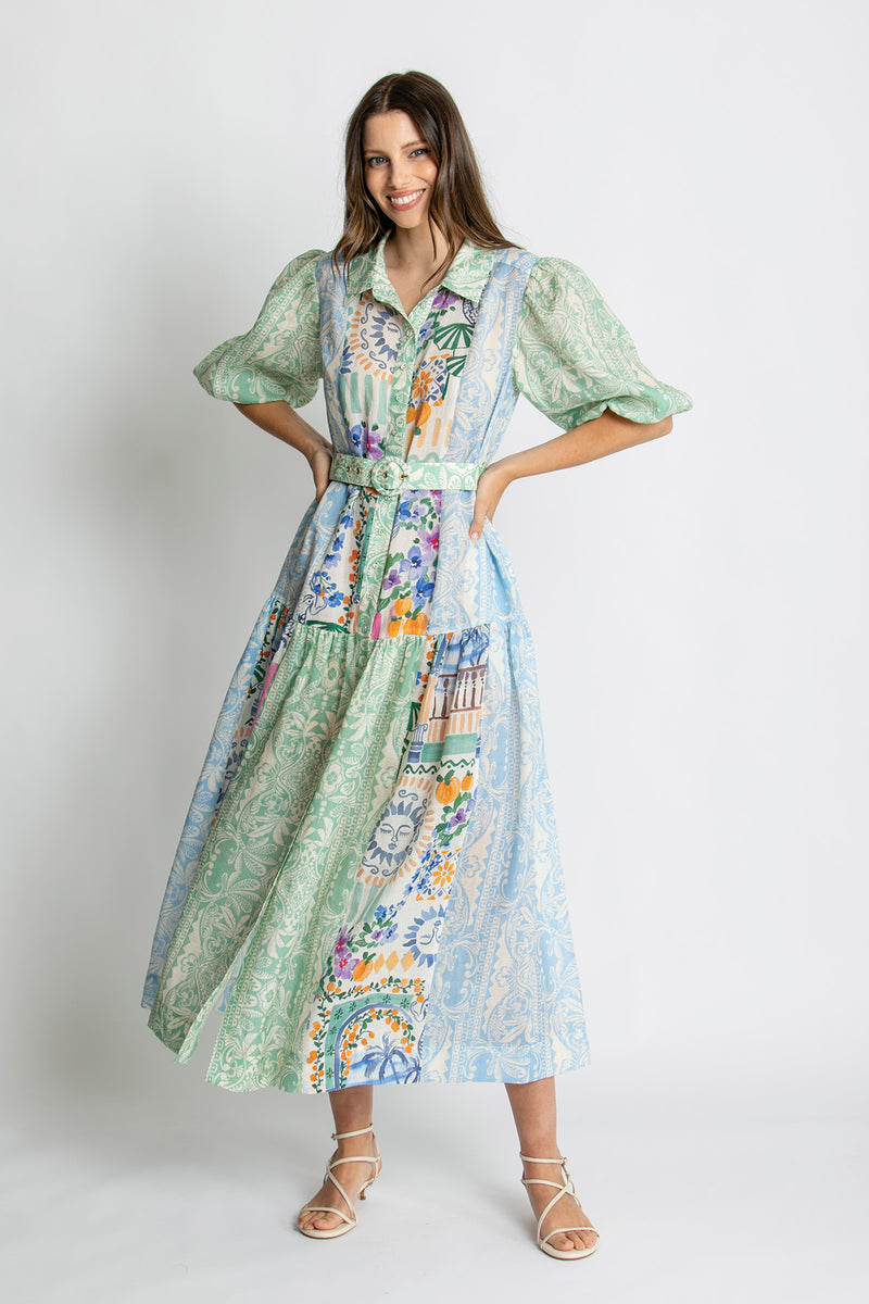 Load image into Gallery viewer, Kachel Womens Willow Short Sleeve Dress
