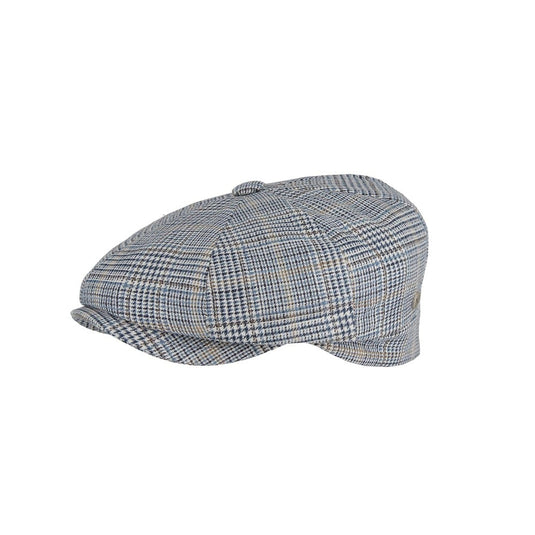 M By Flechet Italian Newsboy Cap - Blue