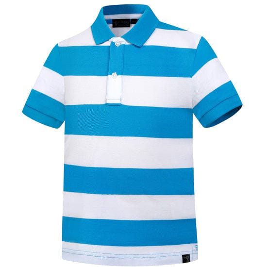 Load image into Gallery viewer, Pilbara Collection Kids Striped Polo
