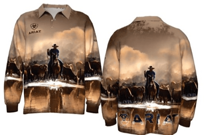 Ariat Mens Fishing Shirt - Western Muster