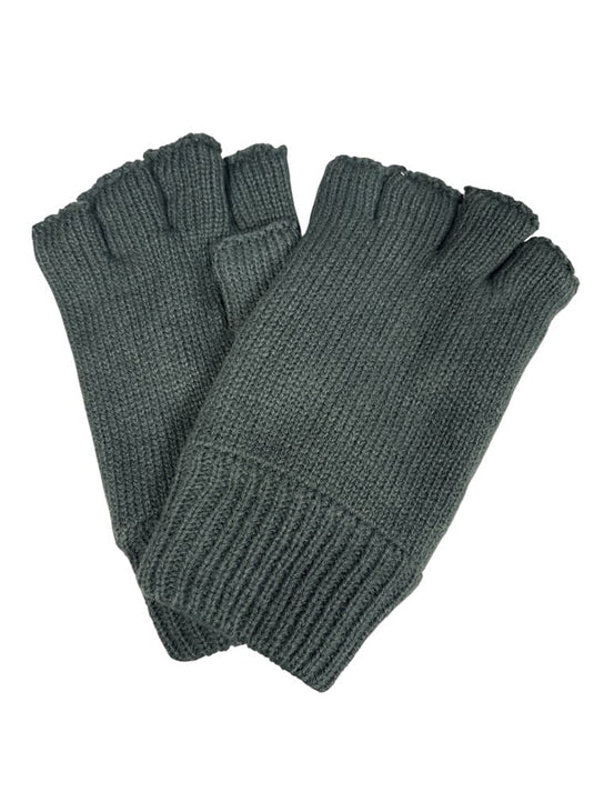 Avenel Mens Romeo Acrylic Fingerless Gloves With Thinsulate Lining