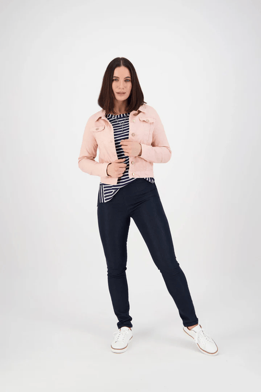Vassali Ratio Denim Jacket - French Rose