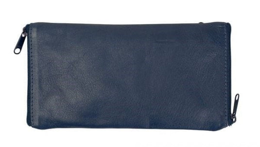 Franco Bonini Womens Double Side Spectacle Case With Rear Zip