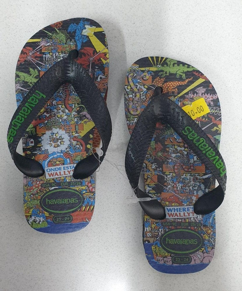 Load image into Gallery viewer, Havaianas Wally FC Thongs for Kids
