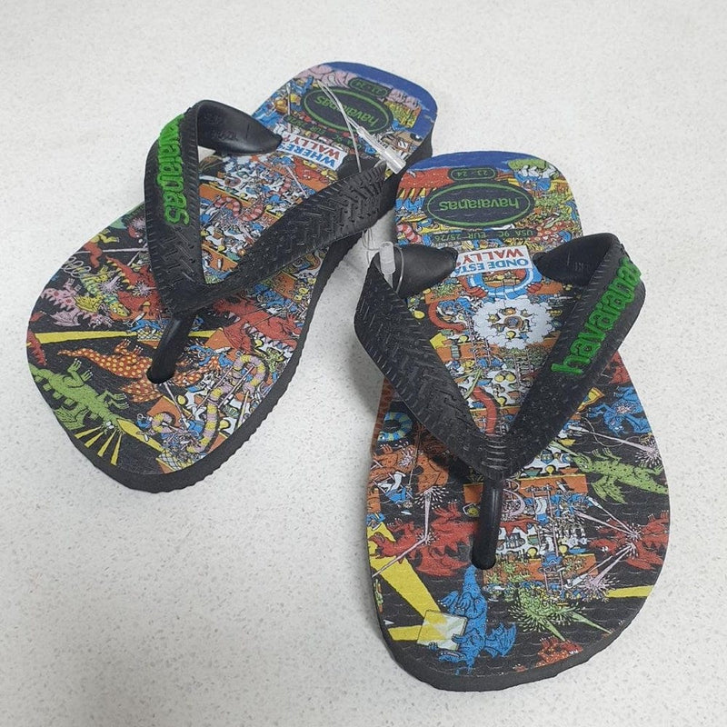Load image into Gallery viewer, Havaianas Wally FC Thongs for Kids
