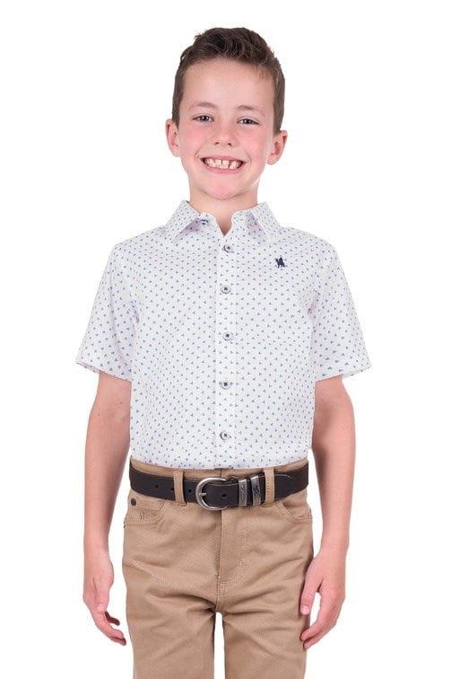 Load image into Gallery viewer, Thomas Cook Boys Jude Print Short Sleeve Shirt
