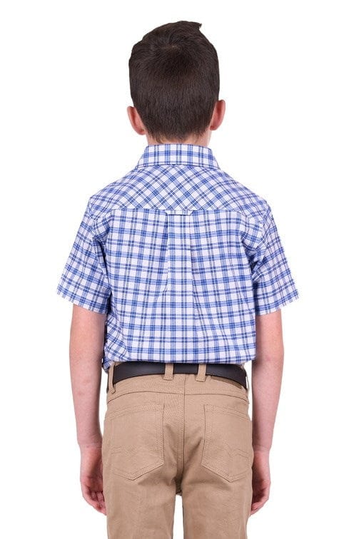 Load image into Gallery viewer, Thomas Cook Boys Aldo Check Short Sleeve Shirt
