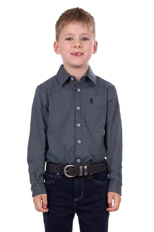 Thomas Cook Boys Cade Print 1-Pocket Long Sleeve Shirt