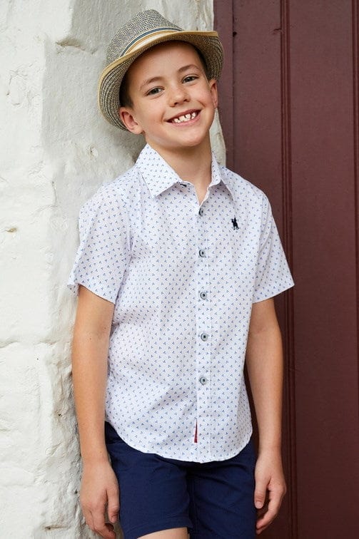 Load image into Gallery viewer, Thomas Cook Boys Jude Print Short Sleeve Shirt
