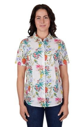 Load image into Gallery viewer, Thomas Cook Women?S Flora Short Sleeve Shirt
