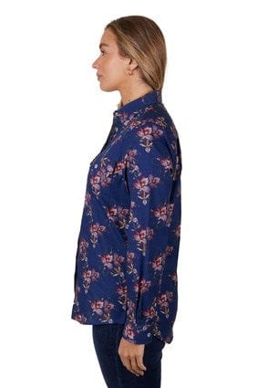 Load image into Gallery viewer, Hard Slog Womens Belle Full Placket Long Sleeve Shirt
