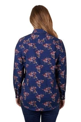 Load image into Gallery viewer, Hard Slog Womens Belle Full Placket Long Sleeve Shirt
