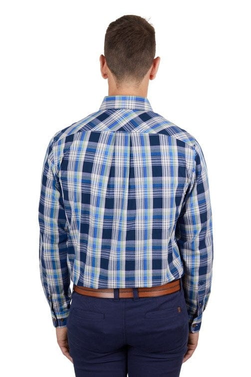 Thomas Cook Mens Sean Check 2-Pocket Long Sleeve Shirt