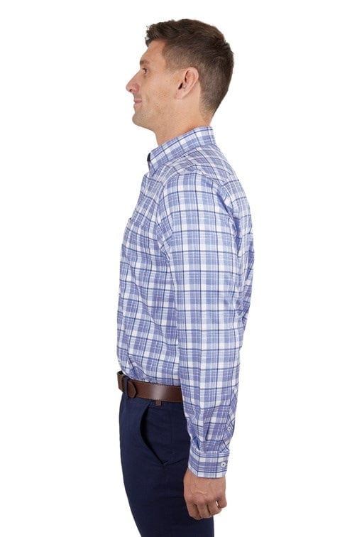 Load image into Gallery viewer, Thomas Cook Mens Boyd Check 1-Pocket Long Sleeve Shirt
