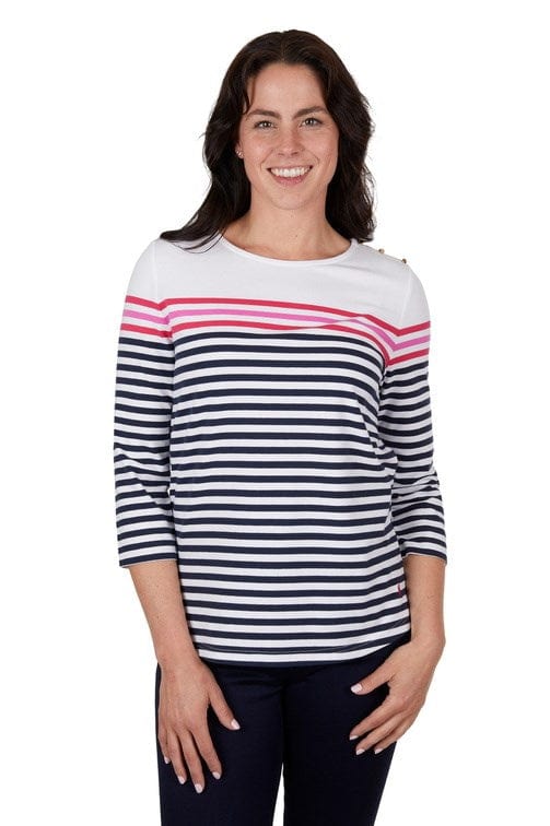 Load image into Gallery viewer, Thomas Cook Womens Sarah 3/4 Sleeve Tee
