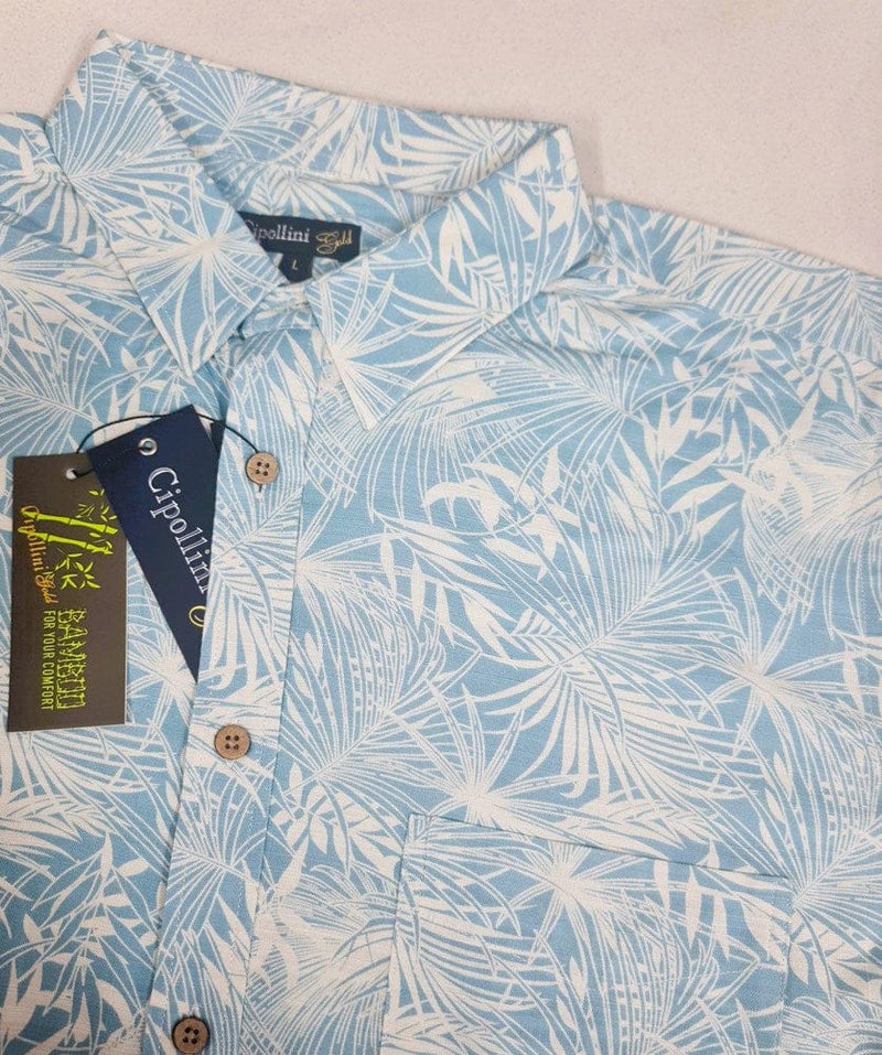 Load image into Gallery viewer, Cipollini Gold Mens Palm Springs Bamboo Short Sleeve Shirt
