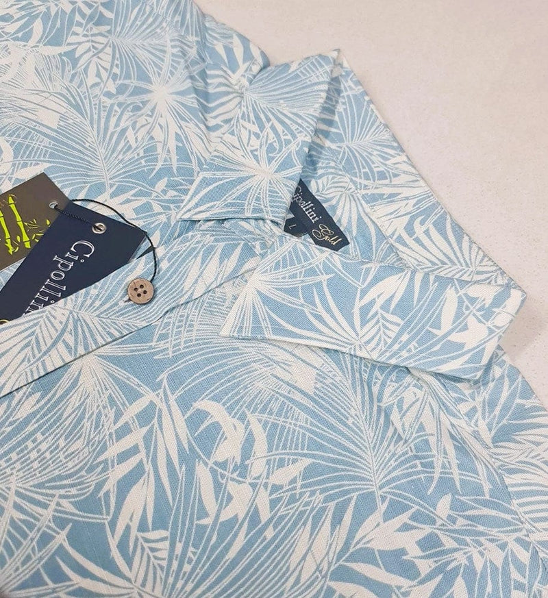 Load image into Gallery viewer, Cipollini Gold Mens Palm Springs Bamboo Short Sleeve Shirt
