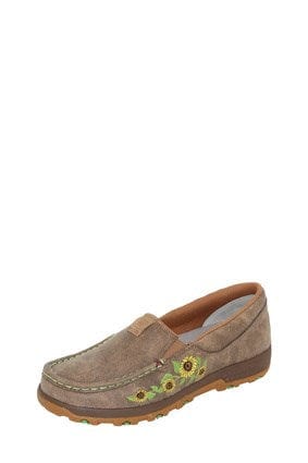 Twisted X Womens Sunflower Cell Slip-On